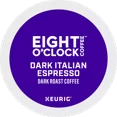 thumbnail image 1 of Eight O'Clock Coffee Dark Italian Espresso Roast, Dark Roast, 24 K-Cup Pods, 1 of 4