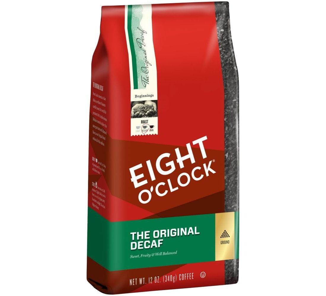Eight O'Clock Coffee, Decaffeinated Ground, 12Ounce Bag