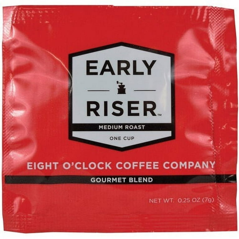 Eight O'Clock Coffee Pod Early Riser Coffee - Medium - 200 / Carton Eight O'Clock Coffee Pod Early Riser Coffee - Medium - 200 / Carton