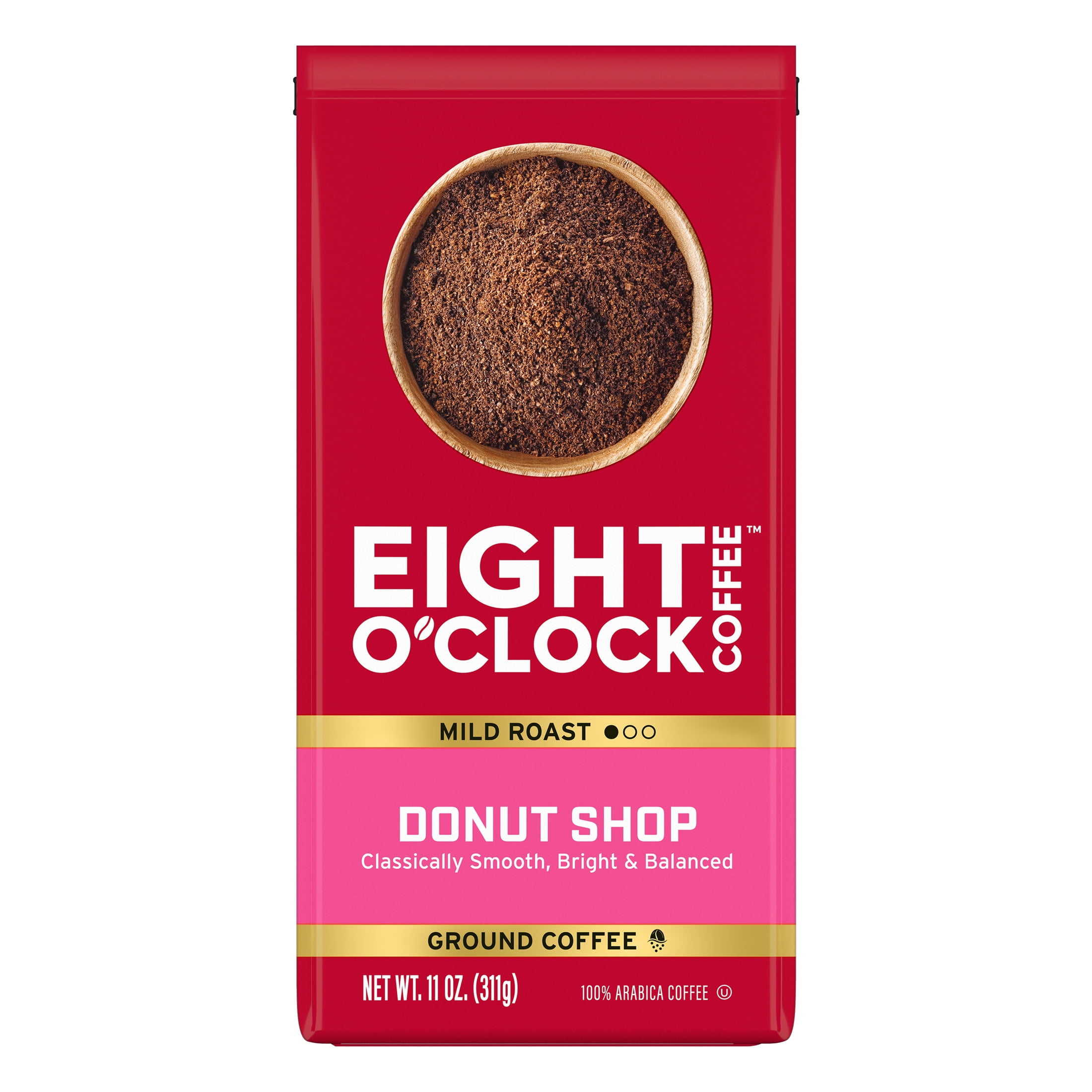 Eight O'Clock Coffee Mild Ground Donut Shop Coffee 11 oz