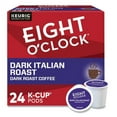 thumbnail image 1 of Eight O'Clock Dark Italian Espresso Coffee K-Cups, 24/Box, Each, 1 of 3