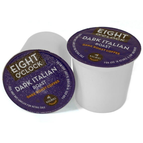 Eight O,Clock Dark Italian Roast Coffee Keurig K-Cups, 108 Count