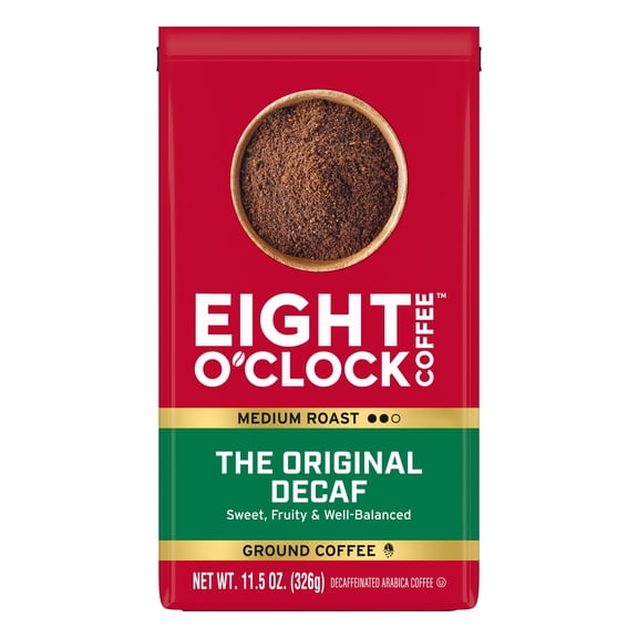 Eight O'Clock Coffee Original Decaf Ground Medium Roast Arabica Coffee 11 oz