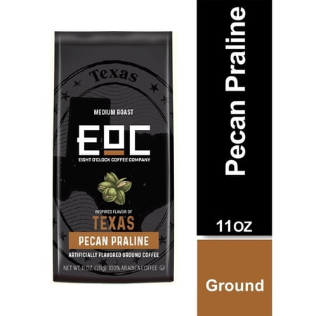 Eight O'Clock Flavors of America Texas Pecan Praline Ground Coffee, 11 Oz. Bag