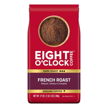 Eight O'Clock Coffee Ground Dark Roast French Roast Coffee 12 oz