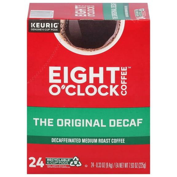 Eight O'Clock Original Decaf K-Cup Coffee, 24 Count
