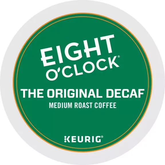 Eight O'Clock The Original Decaf Coffee, 72 K-Cup Pods, Medium Roast