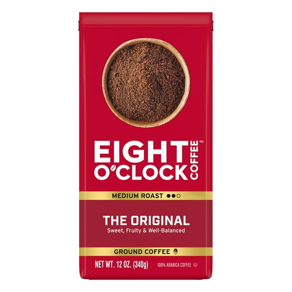 Eight O'Clock Coffee Medium Roast Ground The Original Coffee 12 oz