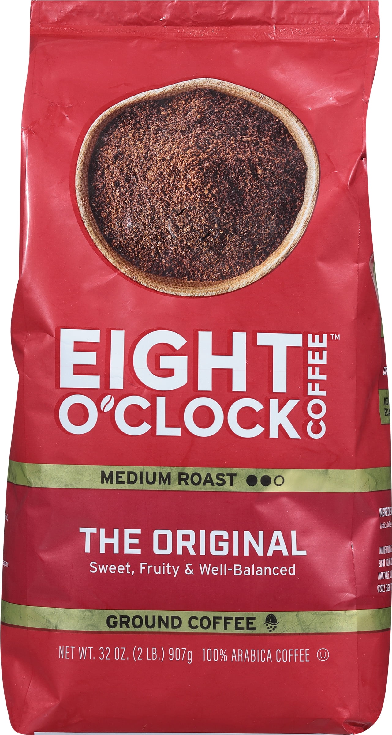 Eight O'Clock The Original Medium Roast Ground Coffee, 32 Oz, Bag
