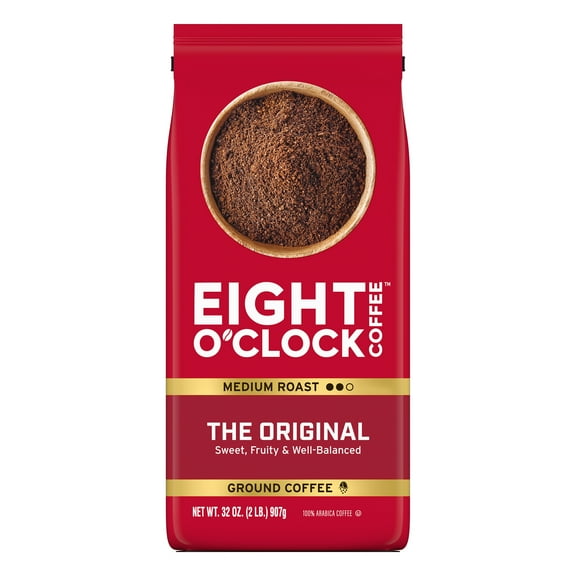 Eight O'Clock Coffee Medium Roast Ground The Original Coffee 32 oz