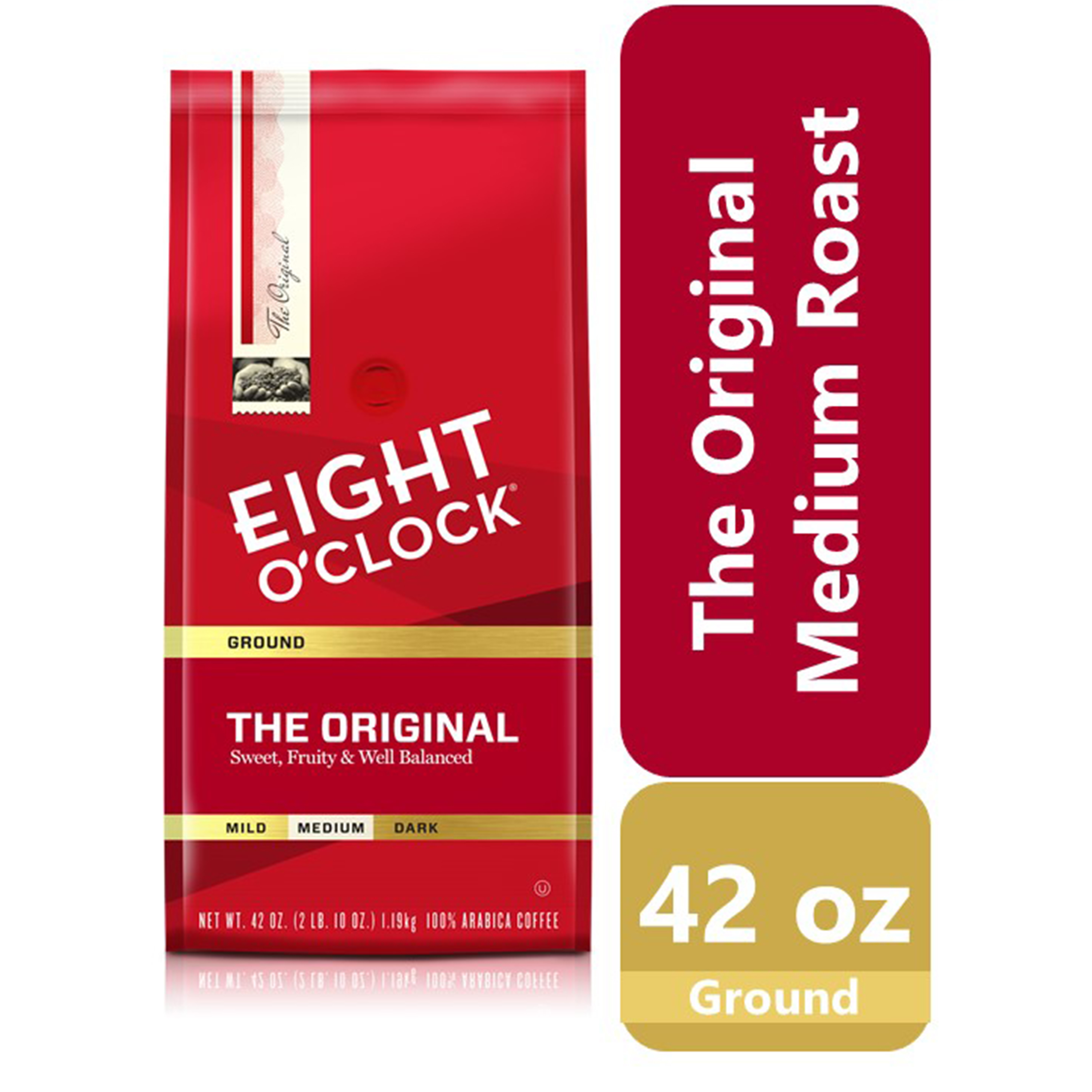 Eight O'Clock The Original Medium Roast Ground Coffee, 42 Oz. Bag - image 1 of 10