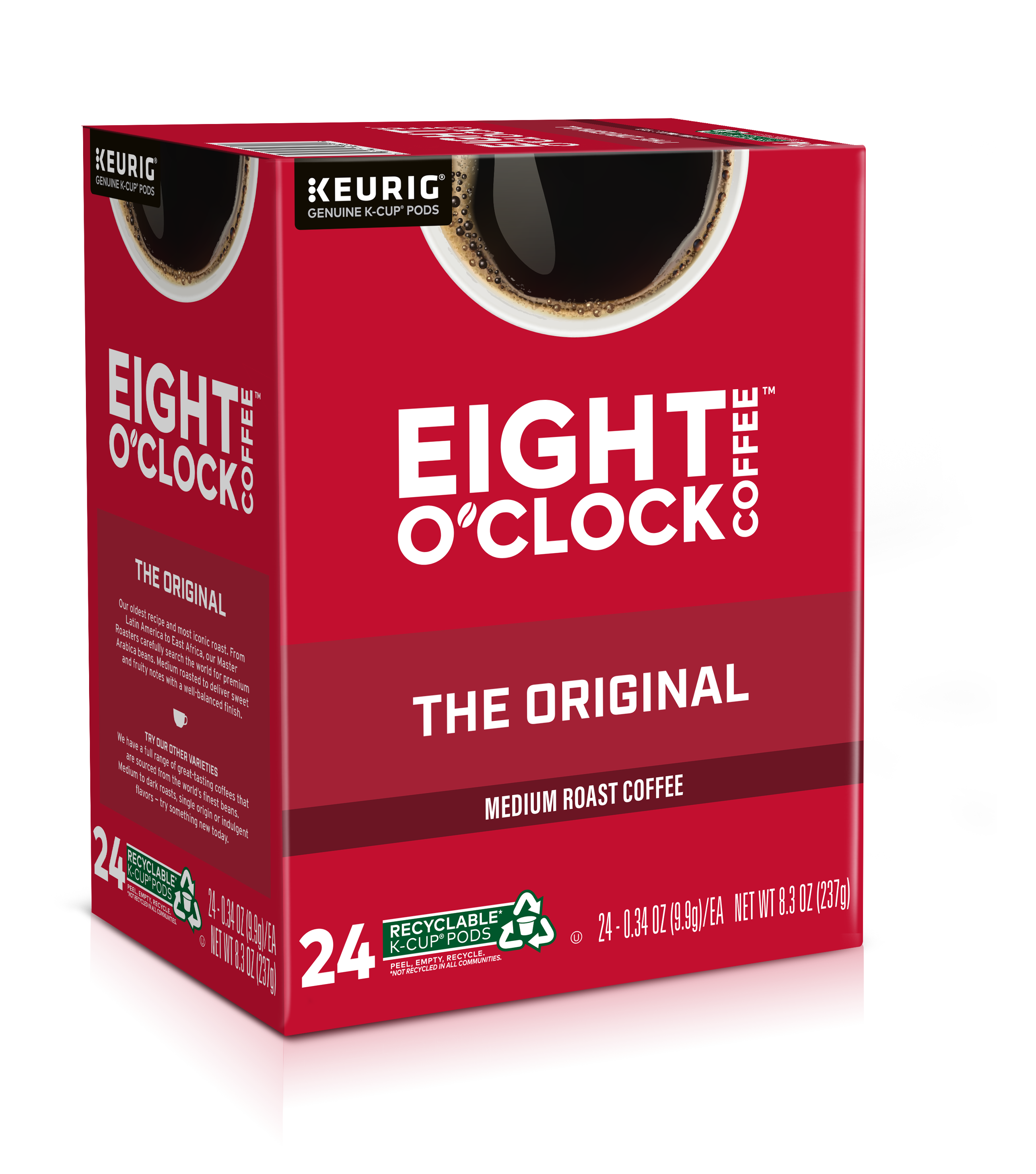 Eight O'Clock The Original Medium Roast K-Cup Coffee Pods, 24 Ct - image 1 of 8