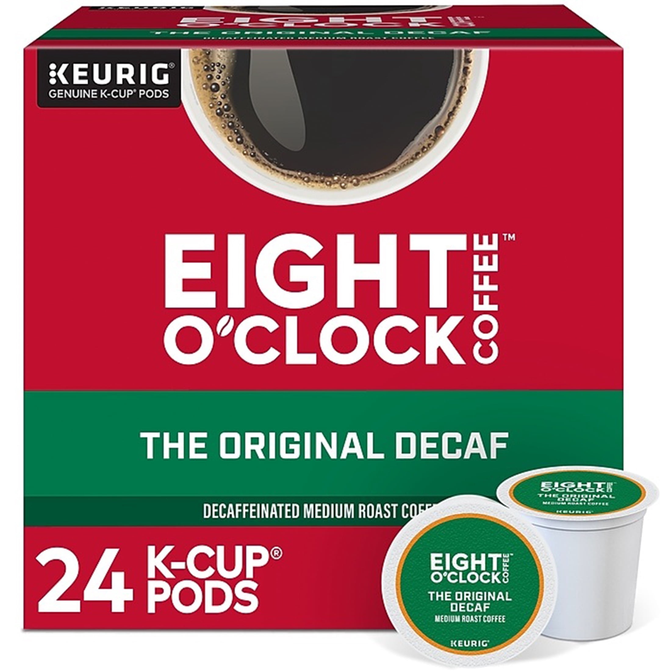 Eight O'clock The Original Decaf, K-Cup Portion Pack for Keurig Brewers (24 Count) (1x16oz)