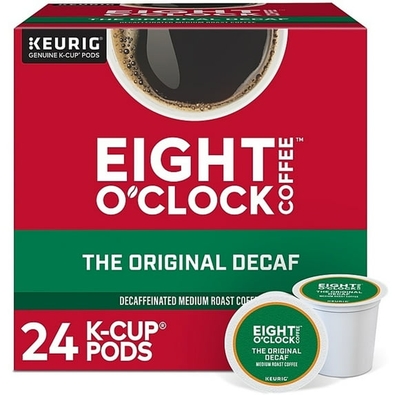 Eight O'clock The Original Decaf, K-Cup Portion Pack for Keurig Brewers (24 Count) (1x16oz)