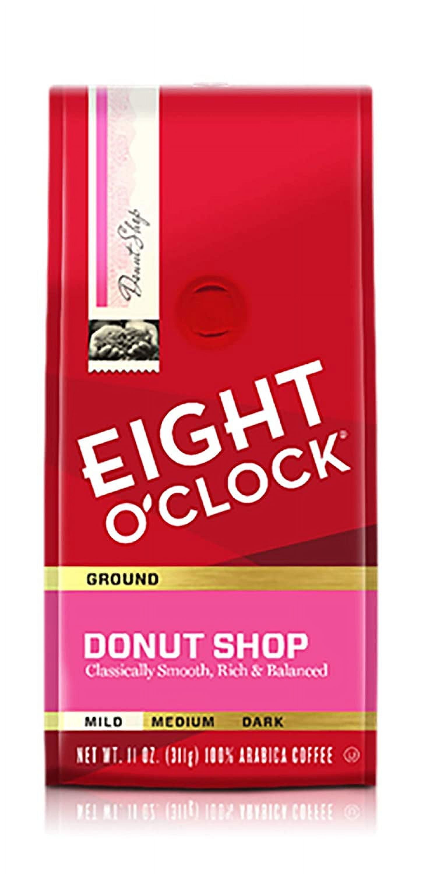 Eight OClock Coffee Ground Coffee, Donut Shop, 11 Oz