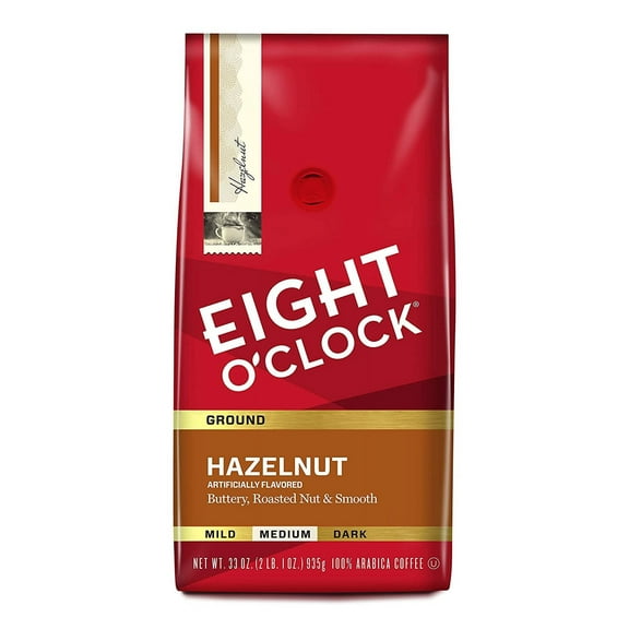 Eight OClock Ground Coffee, Hazelnut, 33 Ounce