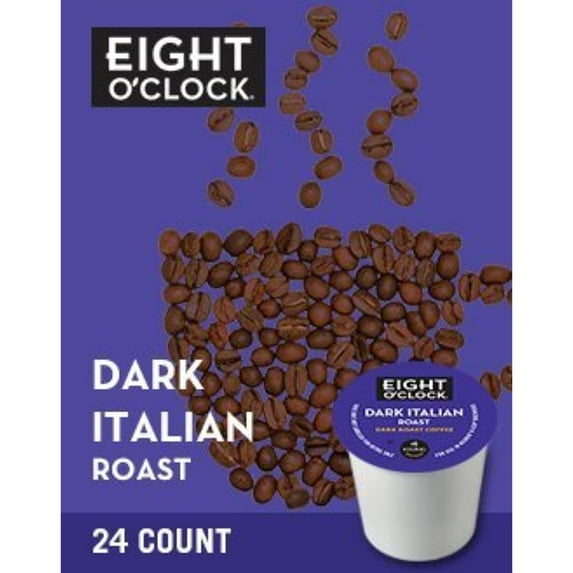 Eight Oclock Coffee Dark Italian Roast K-Cups - 72 Count Box