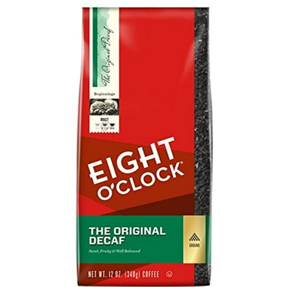 Eight Oclock Coffee, Decaffeinated Ground, 12-Ounce Bag (Pack Of 4)