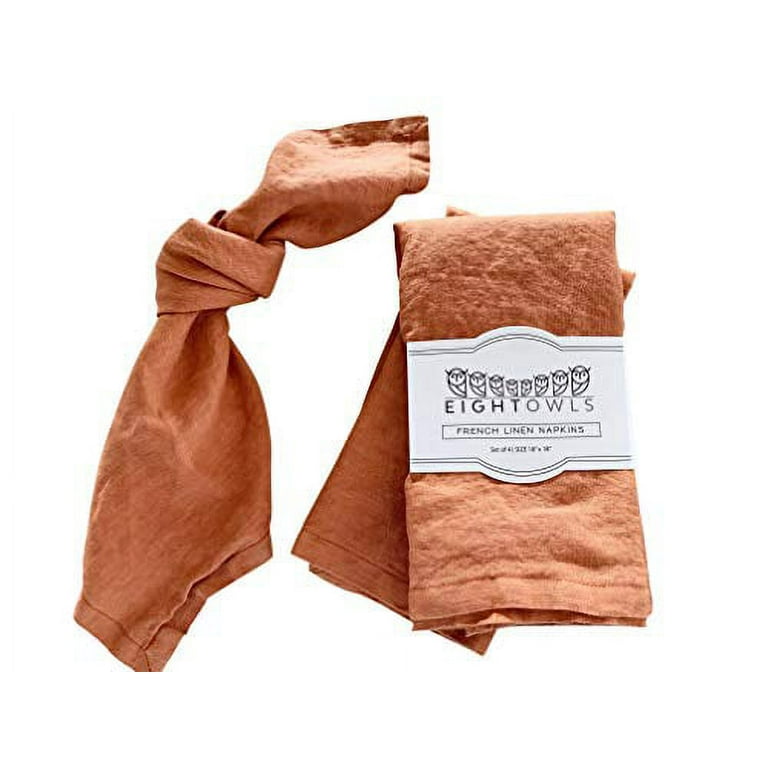 Lofaris 18x18 inch Wrinkle Resistant Seamless Cloth Napkins | White Luxury Cloth Napkins | Soft Cloth Napkins | Seamless Linen Napkins