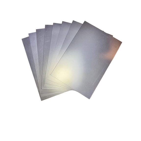Eight Pack - 18 gauge Cold rolled steel 12L x 8W inches