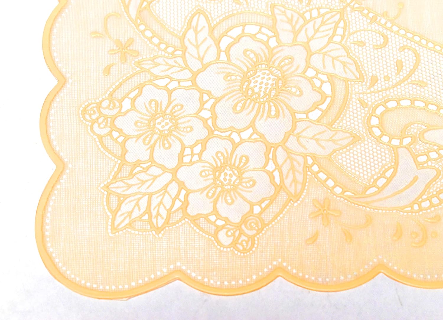 Eight Spill Proof Easy Care Lite Beige Color Placemats, Wipe Clean With