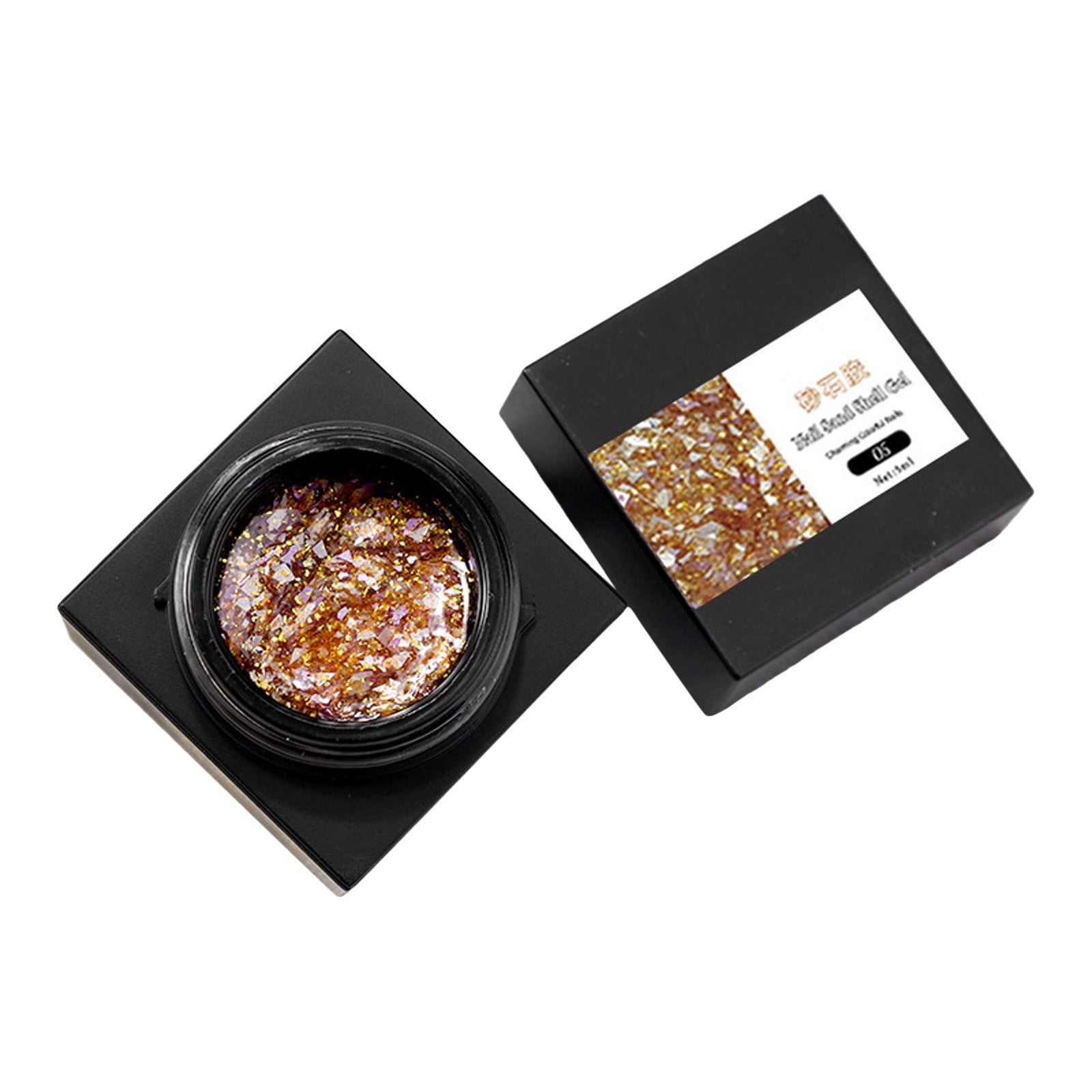 Eight Styles Sand And Stone Glue Piece Nail Canned Nail Varnish Glue