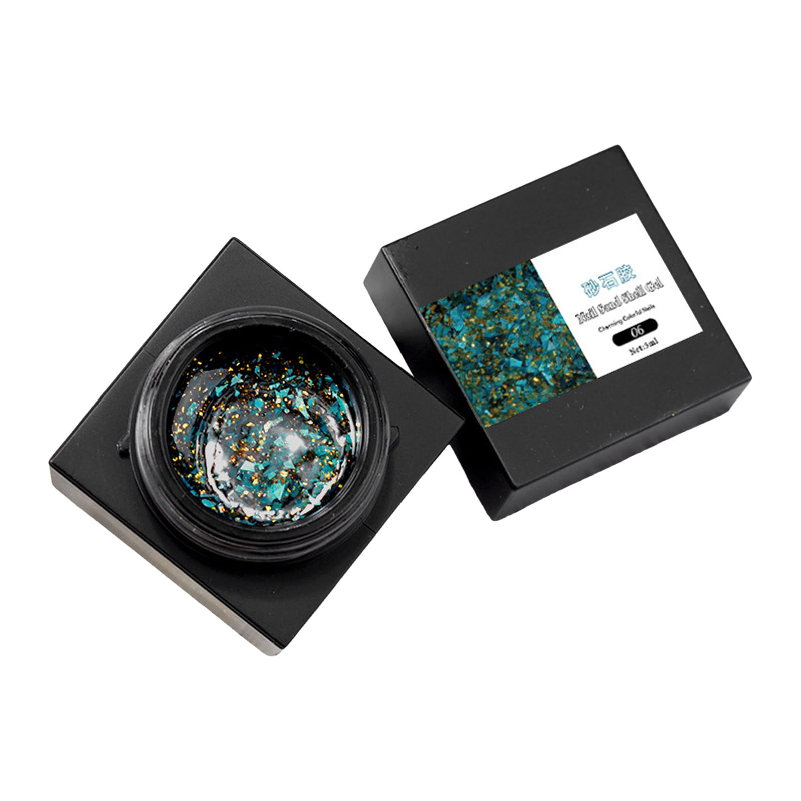 Eight Styles Sand And Stone Glue Piece Nail Canned Nail Varnish Glue No