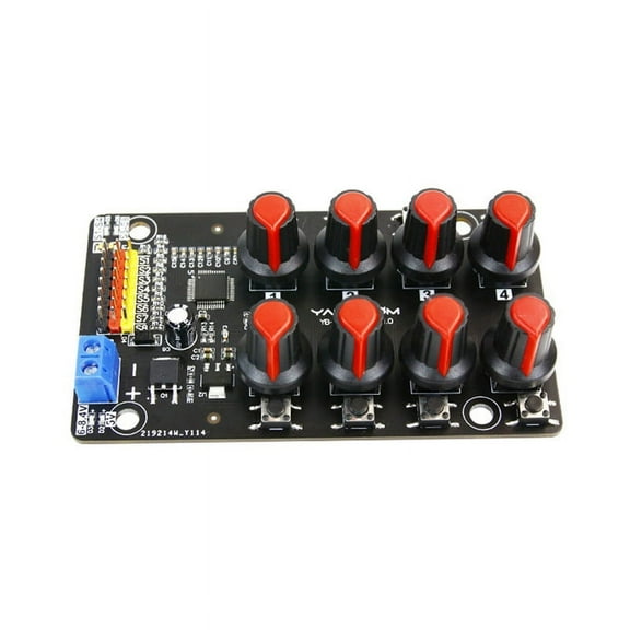 Eight-Way Servo Controller Robot Arm Test Board Driver Knob 8-Way Pwm Development Industrial Control Debugging Board