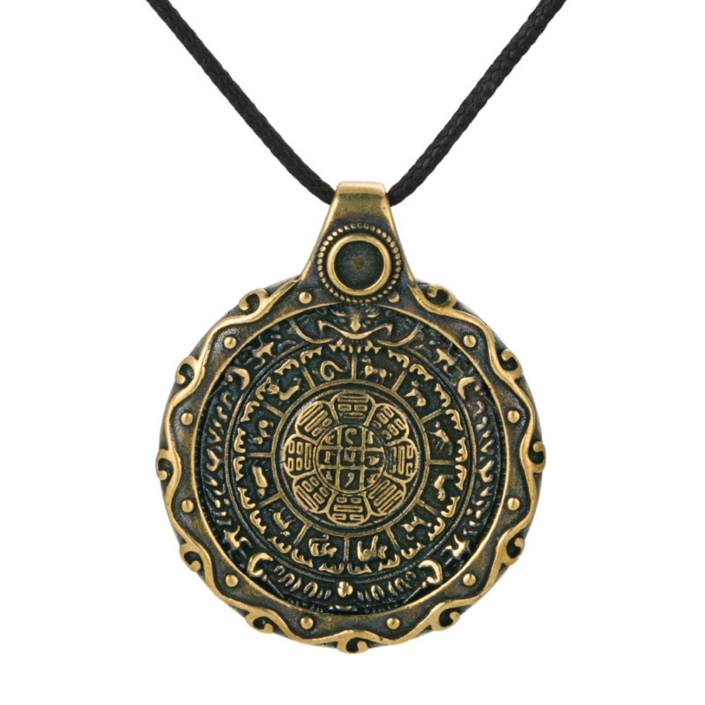 Eightdiagram Pendant Retro Brass Pendant Eight Diagram Pendant Men's