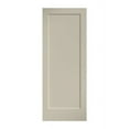 thumbnail image 1 of EightDoors 80" x 30"x 1-3/4" 1-Panel Shaker White Primed Solid Wood Core Door, 1 of 3