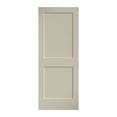 thumbnail image 1 of EightDoors 80" x 30" x 1-3/8" 2-Panel Shaker White Primed Solid Wood Core Interior Slab Door, 1 of 5