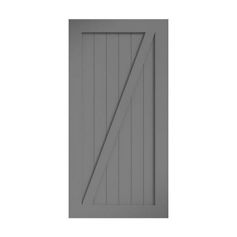 42 in. x 96 in. Z-Shape Solid Core White Primed Interior Barn Door Slab 42 in. x 96 in. Z-Shape Solid Core White Primed Interior Barn Door Slab