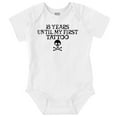 thumbnail image 1 of Eighteen Years First Tattoo Rebel Romper Boys or Girls Infant Baby Brisco Brands 12M, 1 of 6