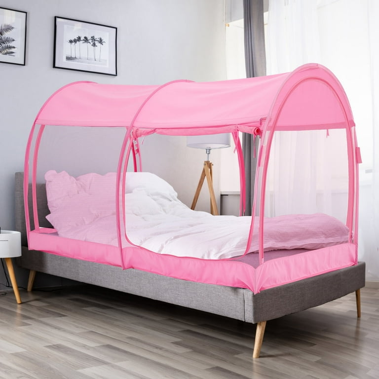 EighteenTek Bed Tent Privacy Pop Sleeping Tent Mosquito Net