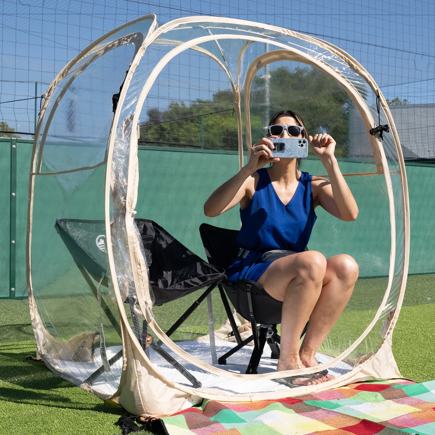 EighteenTek Portable, Foldable Weather-Proof Pop-Up Sports