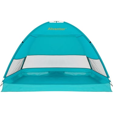 EighteenTek Portable 79" x 49" Beach Tent, Blue