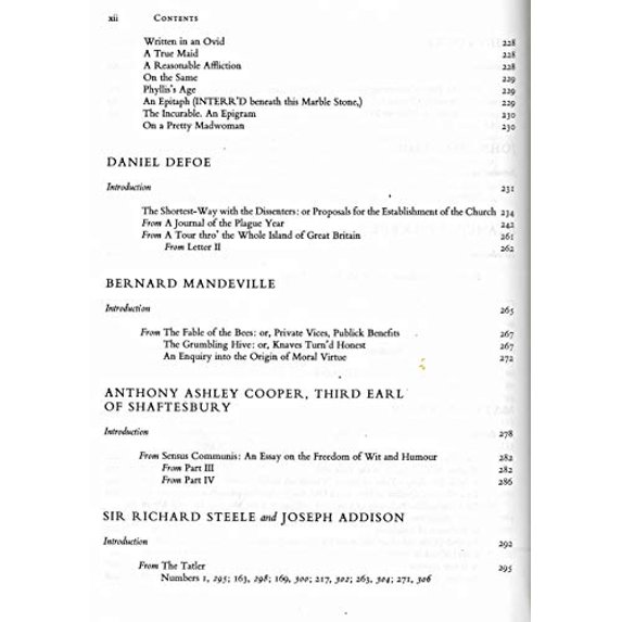 Pre-Owned Eighteenth Century English Literature (Hardcover)