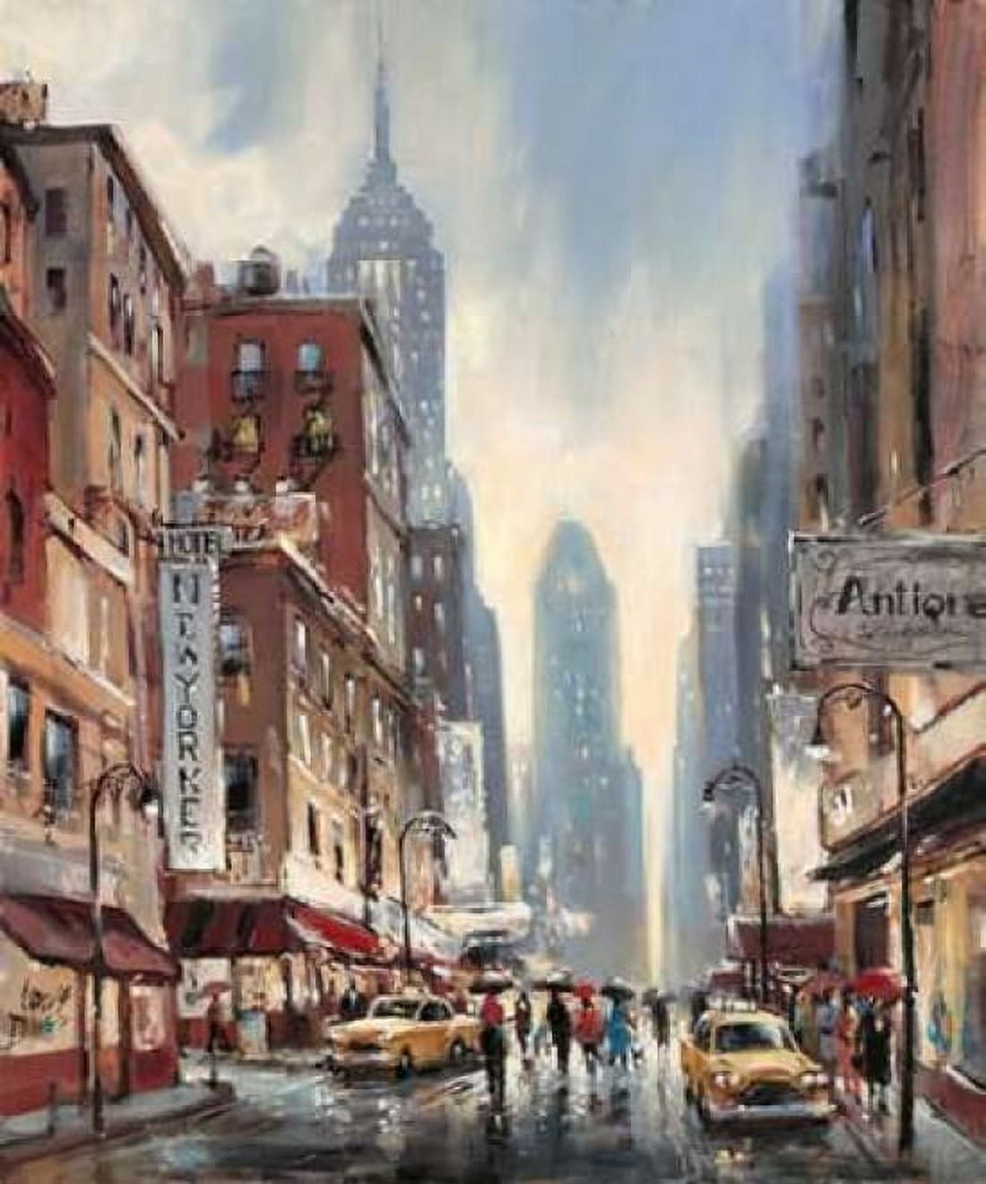 Eighth Avenue Canvas Art - Brent Heighton (20 x 24)
