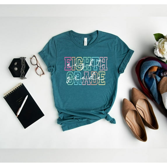 Eighth Grade Teacher T Shirt, 8Th Grade Teacher Shirt, 8Th Grade T-Shirt, Eighth Grade Tshirt, Middle School Teacher, Teacher Appreciation Tshirt All Size S-5XL