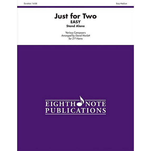 Eighth Note Publications: Just for Two Easy (Stand Alone Version) (Paperback)