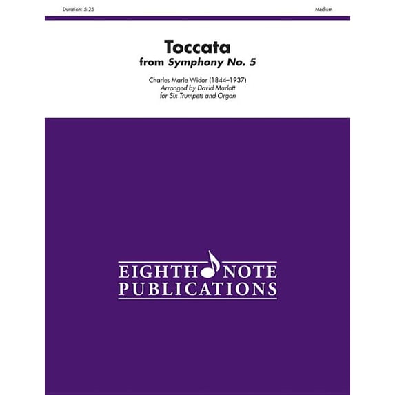 Eighth Note Publications: Toccata (from Symphony No. 5): Score & Parts (Paperback)