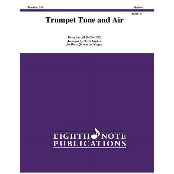 Eighth Note Publications: Trumpet Tune and Air: Score & Parts (Paperback)