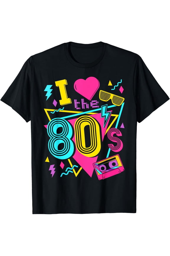 Eighties 1980 80s Retro Costume I Love The 80s T-Shirt