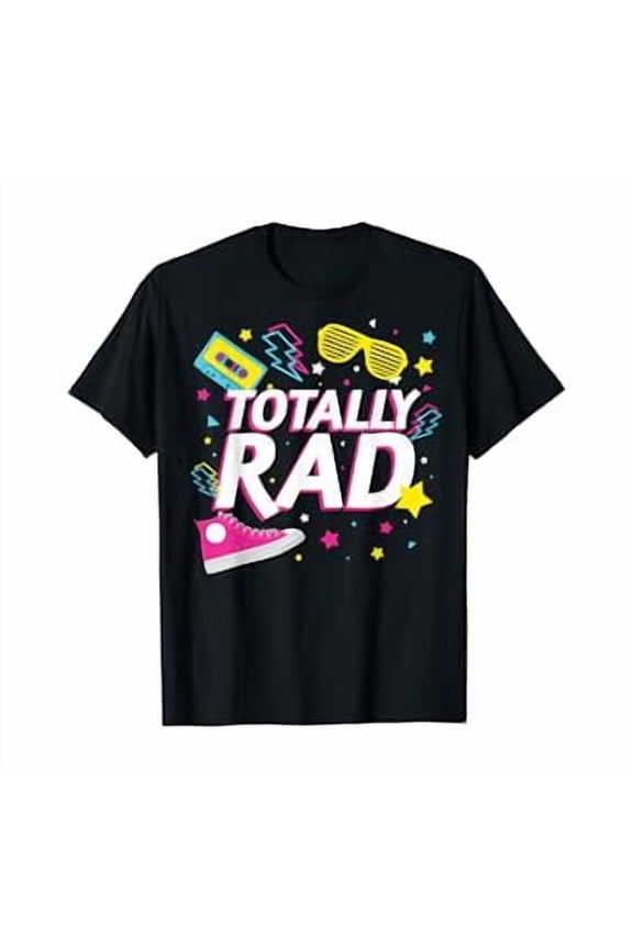 Eighties 80s Costume T-Shirt TOTALLY RAD