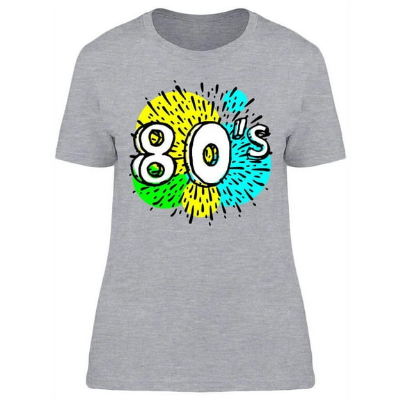 Eighties Design T-Shirt Women -Image by Shutterstock, Female Medium