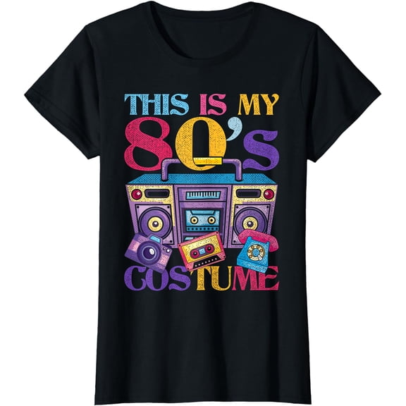 Eighties Music 1980s Generation 80s Costume Party Retro 80s T-Shirt