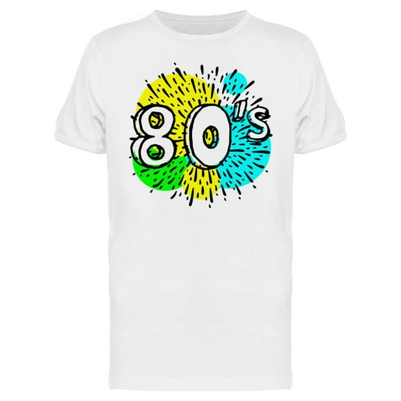 Eighties  T-Shirt Men -Image by Shutterstock, Male Large