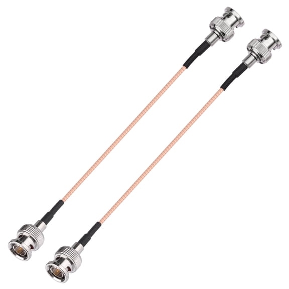 Eightwood 3G HD SDI Cable BNC Jumper 6 inch 75 ohm Supports HD-SDI 3G-SDI 4K 8K SDI Video Cable for Cameras Monitor Vedio Recorder BMCC Video Equipment 2Pcs