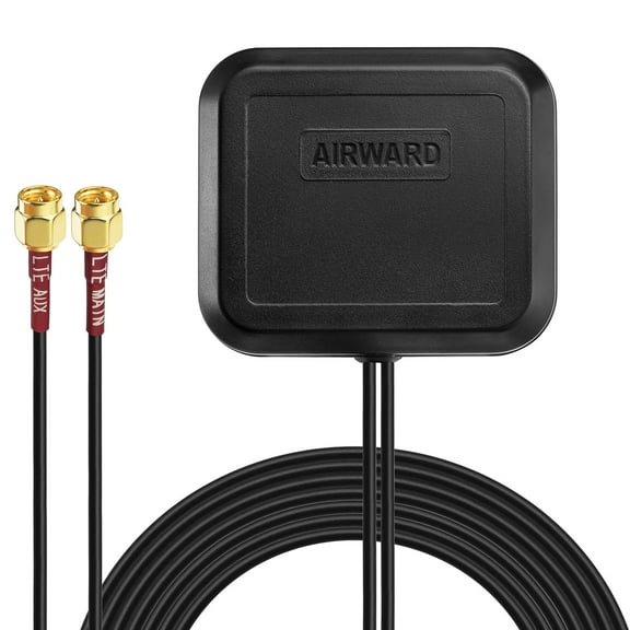 Eightwood 4G LTE Adhesive Magnetic Mount MIMO SMA Male 4G LTE Antenna Compatible with Wireless Router Home CPE Router Mobile Modem Hotspot Industrial IoT Router Cellular Gateway