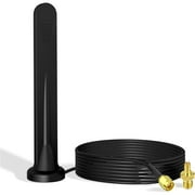 Eightwood 4G LTE Antenna with Magnetic Base SMA TS9 Connector Enhanced Connectivity for Routers Modems and Hotspots